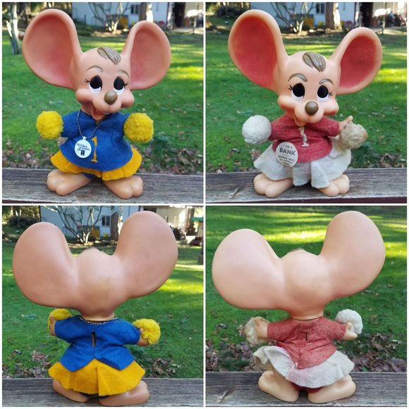 Vintage Royalty Industries Mouse Banks (2) - Picture 3 of 12